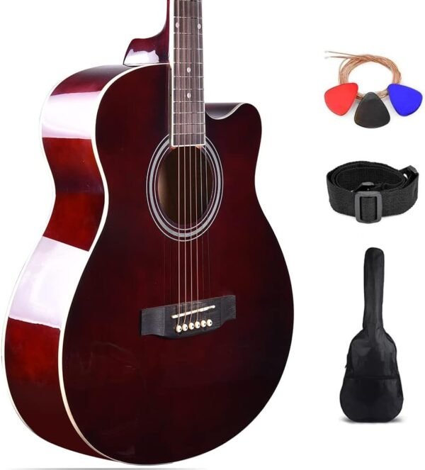 51FdLmNuPSL._AC_SL1000_ Kadence Frontier Acoustic Guitar FNTR-C review perfect for beginners with rich tone quality