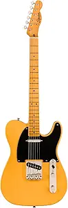 51ToQZydP2L.__AC_SX300_SY300_QL70_FMwebp_ Squier Classic Vibe 50s Telecaster Electric Guitar Review Fender's Vintage Tone in Style