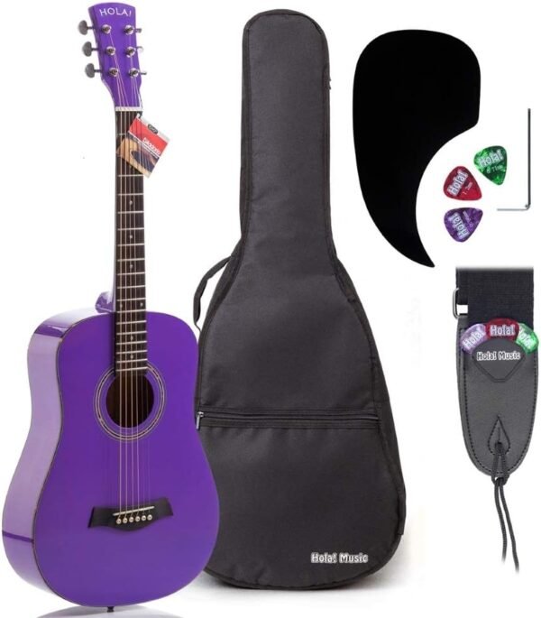 617zgutkEWL._AC_SL1000_ Review of Hola! Music Acoustic Guitar Bundle HG-36PP for Beginners and Kids