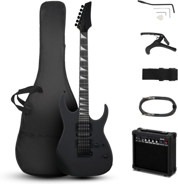 619LEl9oCL._AC_SL1500_ Ktaxon Electric Guitar EGuitar0404 Review Best Starter Kit with Amp for Beginners