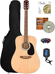61ExY0Ou8UL.__AC_SX300_SY300_QL70_FMwebp_ Fender FA Series Dreadnought Acoustic Guitar review for beginners with full bundle insights