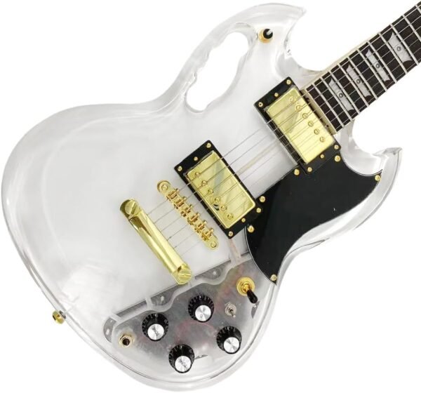 61HEpkfrSSL._AC_SL1000_ Transparent Acrylic WUQIMUSC Electric Guitar review stunning LED design and sweet tone