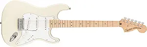 61JO-bS2elL.__AC_SY300_SX300_QL70_FMwebp_ Fender Squier Affinity Stratocaster Electric Guitar Review Olympic White Maple Fingerboard