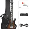 61R1466BTfL.__AC_SX300_SY300_QL70_FMwebp_ Glarry Burning Fire Electric Guitar Review Perfect Beginner Kit with Accessories
