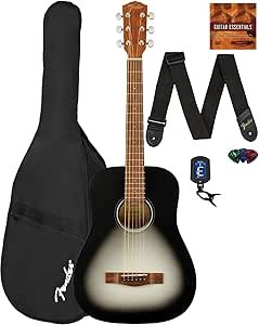 61WA8IApWoL.__AC_SX300_SY300_QL70_ML2_ Fender FA-15 3/4-Scale Kids Steel String Acoustic Guitar review for Beginners