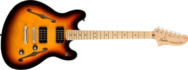 61ZThNJ4aaL._AC_SL1500_ Fender Squier Affinity Starcaster Electric Guitar Review Versatile Semi-Hollow Design Explained