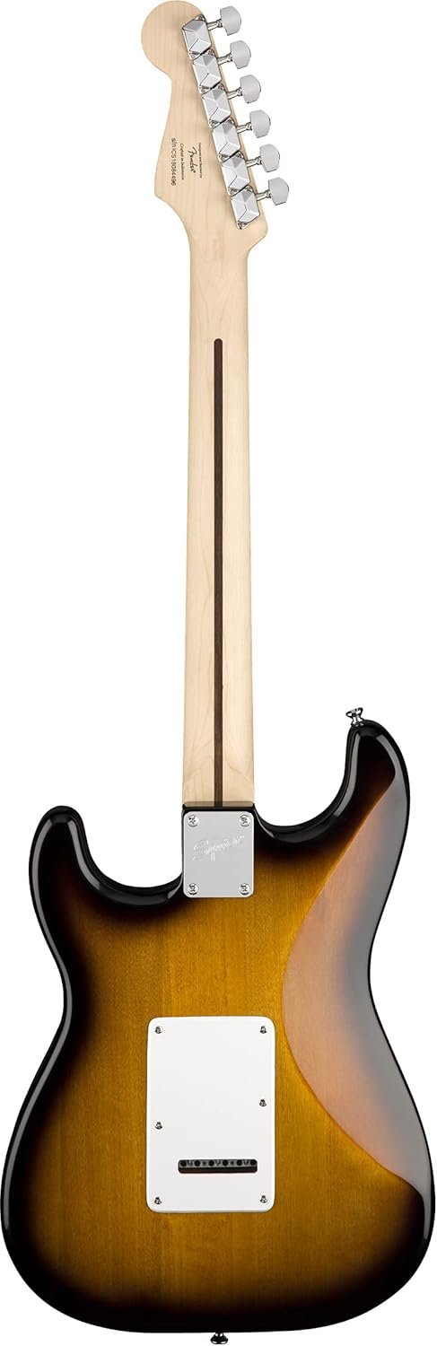 61azv32p1oS._AC_SL1500_ Fender Squier Stratocaster Electric Guitar Pack Review Brown Sunburst for Beginners