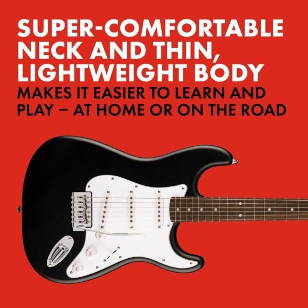 61j1ByTbBnL._AC_SL1024_ Fender Squier Debut Series Stratocaster Electric Guitar Review Perfect for Beginners