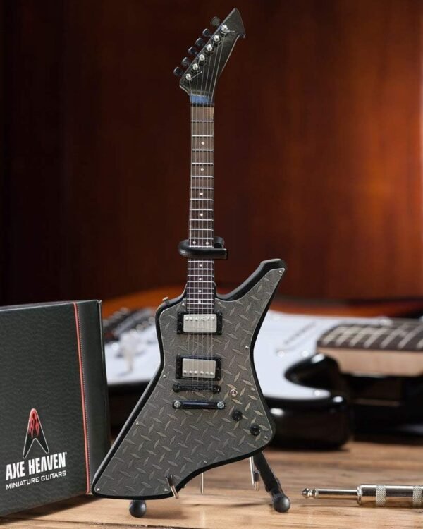 61l6ju94X4L._AC_SL1024_ FanMerch Mini Guitar Collectible James Hetfield JH-255 Review Perfect for Music Fans