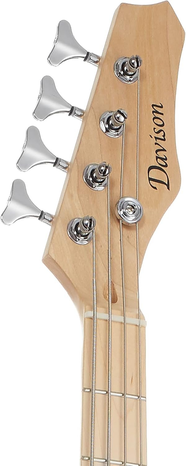 61lXUOVoFYL._AC_SL1500_ Review of Davison Guitars Full Size Electric Bass Guitar for Beginners