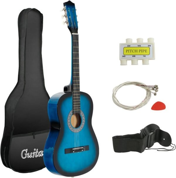 61moM4WMg9L._AC_SL1300_ Smartxchoices 38-Inch Acoustic Guitar Bundle Kit Review for Beginners and Young Learners