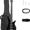 61pXdPczNbL.__AC_SX300_SY300_QL70_FMwebp_ Ktaxon 5 String Electric Bass Guitar Review Full Size Kit for Beginners