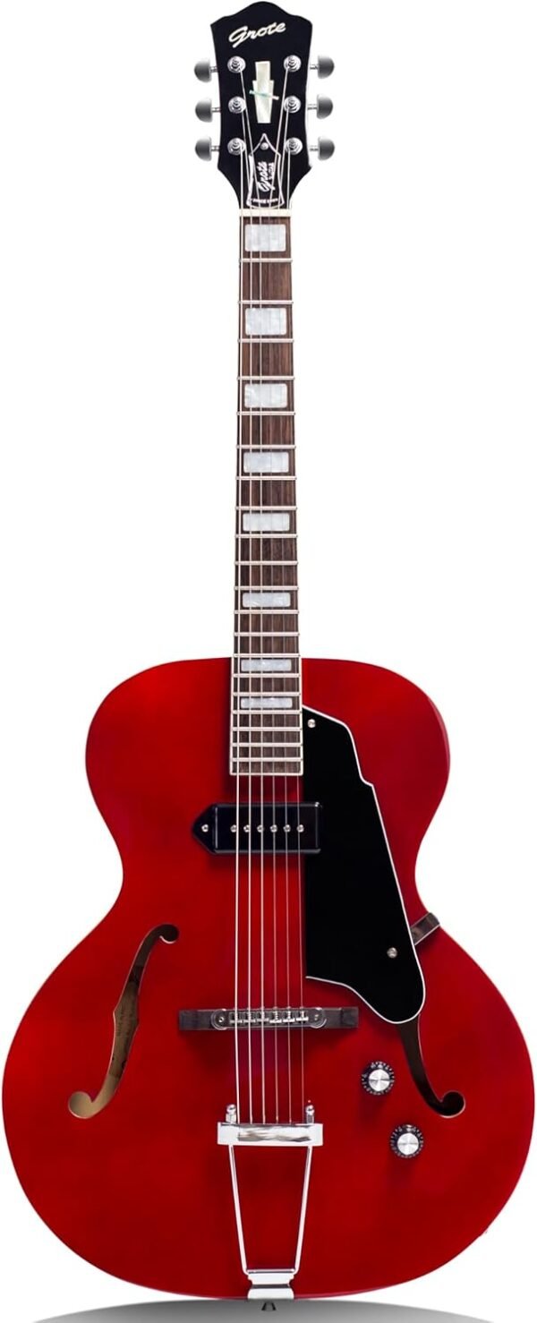 61qfzdLBU7L._AC_SL1500_ Grote Jazz Electric Guitar Review P90 Pickup Hollow Body for Perfect Sound