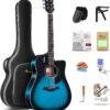 61sEsyqVjIL._AC_SL1300_ Rosen G11 Acoustic Guitar Review Full Beginner Bundle with Accessories for All Levels