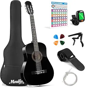 71049ZbuBYL.__AC_SX300_SY300_QL70_FMwebp_ Moukey 38 Inch Acoustic Guitar Review Perfect for Beginners with Complete Starter Kit