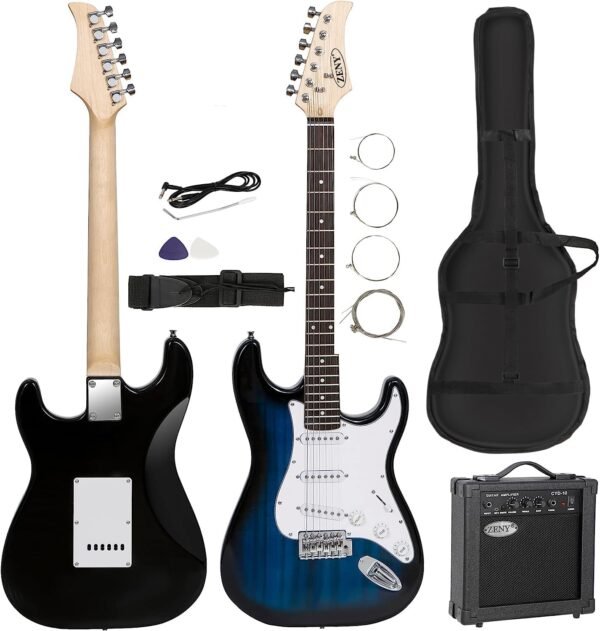 7109-EDKhQL._AC_SL1500_ Review of ZENY 39-Inch Electric Guitar Beginner Kit with Amp and Accessories