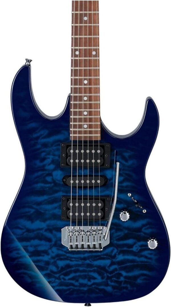 710yiIT49HL._AC_SL1500_-2 Ibanez GRX70QA Electric Guitar Review Transparent Blue Burst for Beginners and Intermediate Players