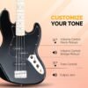 711ZMMUouL._AC_SL1500_ GLARRY Gjazz Electric Bass Guitar Review Stylish 4-String Bass with AMP Included