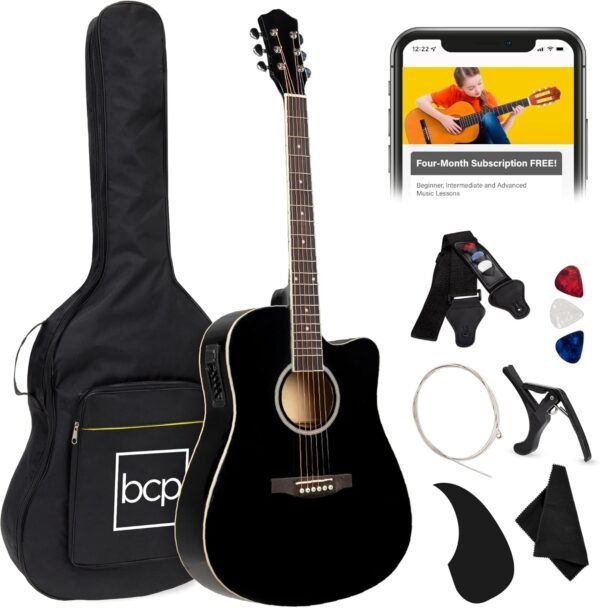 715TqcAX8pL._AC_SL1500_ Best Acoustic Electric Guitar Review Best Choice Products Starter Set
