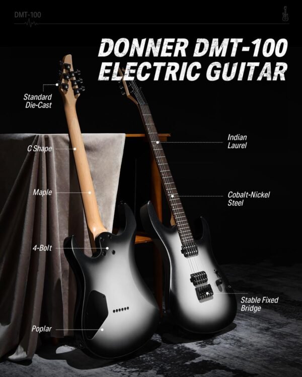 715rqrJJcaL._AC_SL1500_-1 Donner DMT-100 Electric Guitar Review Perfect for Beginners and Rock Enthusiasts