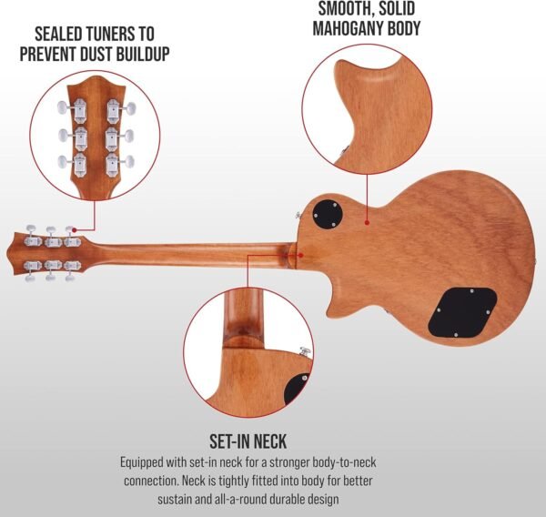 LyxPro SB Series Electric Guitar review for beginners and pros solid body