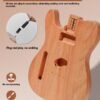 71BaHx2xJcL._AC_SL1500_ Leo Jaymz DIY TL Lefthand Electric Guitar Kit Review Mahogany Body Maple Neck