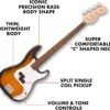 71CKNFezV0L._AC_SL1500_ Fender Squier Precision Bass Guitar review Beginner’s Ideal Pick with Punchy Tone