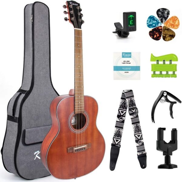 71EbFkVdYdL._AC_SL1200_ Kmise 4/4 Acoustic Guitar 38 Inch Review Best for Beginners and Professionals