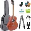 71EbFkVdYdL.__AC_SX300_SY300_QL70_ML2_ Kmise 4/4 Acoustic Guitar 38 Inch Review Best for Beginners and Professionals