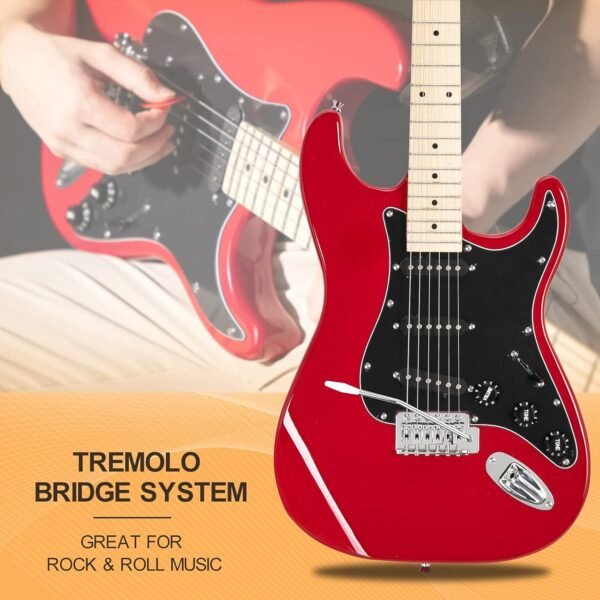 71FHBIX40fL._AC_SL1500_ GLARRY 39 Inch Electric Guitar Review for Beginners with Amp and Accessories