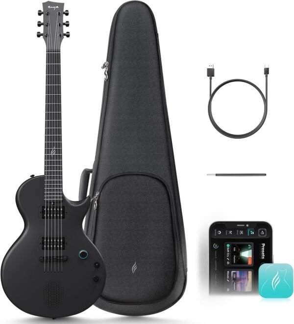 71IRQhvLsL._AC_SL1500_ Enya Electric Guitar Nova Go Sonic review featuring onboard presets and wireless speaker