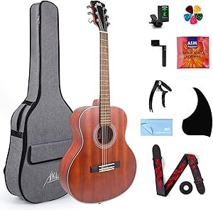 71IxU1t5iL._AC_SY300_SX300_ AKLOT GN01 Acoustic Classical Guitar Review 38 Inch Mahogany Perfect for Beginners and Travel