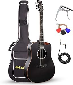 Kadence Slowhand Acoustic Electric Guitar review exploring sound, design, and features