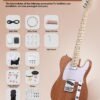 71Kp34rClgL._AC_SL1500_ Leo Jaymz DIY Electric Guitar Kit Review Mahogany Body Maple Neck Detailed Analysis