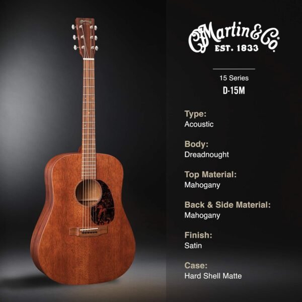 71Lm48n9t1L._AC_SL1500_ Martin D-15M Acoustic Guitar Review Mahogany Beauty for Singer-Songwriters