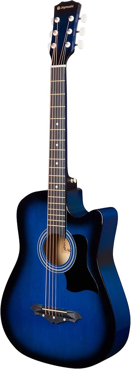 71M3nwHqGL._AC_SL1500_ Review of Joymusic 38 Inch Acoustic Guitar Kit for Beginners Blueburst
