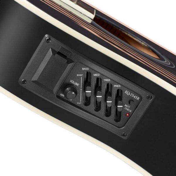 71OcxEOIwRL._AC_SL1500_ Ashthorpe Thinline Acoustic-Electric Guitar Review Full-Size Cutaway Design and Premium Sound