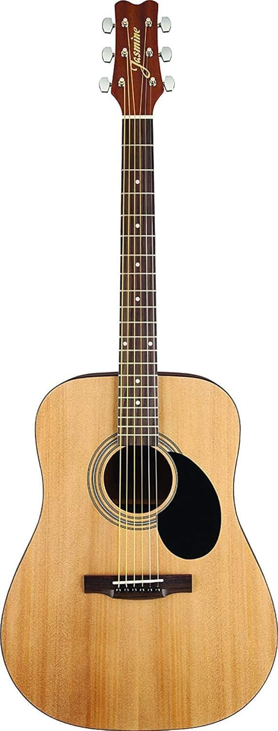 71R8Pc0f3kL._AC_SL1500_ Jasmine S35 Acoustic Guitar Review Perfect for Beginners with Bundle Accessories