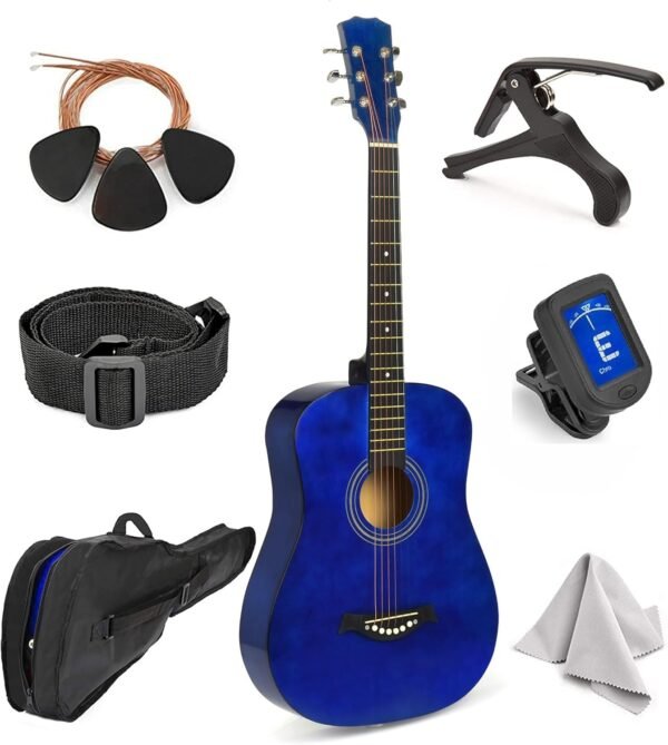 71TYctngbiL._AC_SL1500_ Master Play Acoustic Guitar Review 30-Inch Beginner Kit for Kids