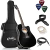 71TpIweSXML.__AC_SX300_SY300_QL70_FMwebp_ Ashthorpe Thinline Acoustic-Electric Guitar Review Full-Size Cutaway Design and Premium Sound