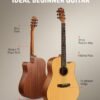 71VmFft1nML._AC_SL1500_ Donner DAG-1C Acoustic Guitar Review Beginner Bundle with Accessories and Rich Sound Quality