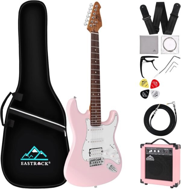 71YO9jeWQgL._AC_SL1500_ EASTROCK Electric Guitar 39" Review Full Beginner Kit with Amp and Accessories