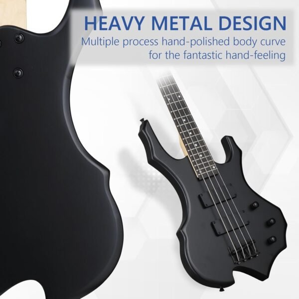 71YirI3DegL._AC_SL1500_ Ktaxon Electric Bass Guitar Matte Black Review Full Set with 20W Amplifier
