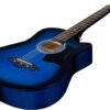 71Yzx447kL._AC_SL1500_ Review of Joymusic 38 Inch Acoustic Guitar Kit for Beginners Blueburst