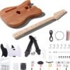 71bfwGKD02L._AC_SL1500_ Leo Jaymz DIY TL Lefthand Electric Guitar Kit Review Mahogany Body Maple Neck