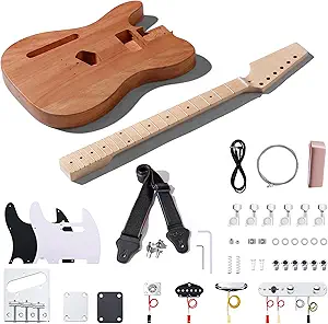 71bfwGKD02L.__AC_SX300_SY300_QL70_FMwebp_ Leo Jaymz DIY TL Lefthand Electric Guitar Kit Review Mahogany Body Maple Neck