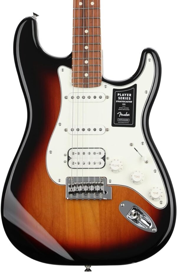 71cq3e-QwaL._AC_SL1500_ Fender Player Stratocaster HSS Electric Guitar review 3-Color Sunburst versatility tested