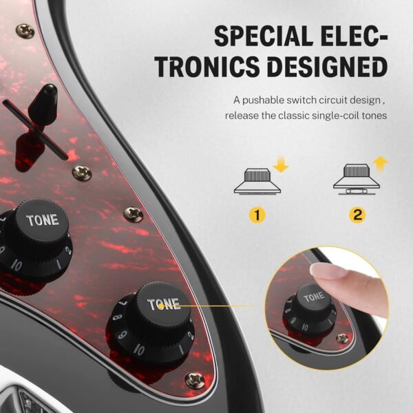 Donner DST-200 Electric Guitar Review Modern Design and Versatile Sound for All Players