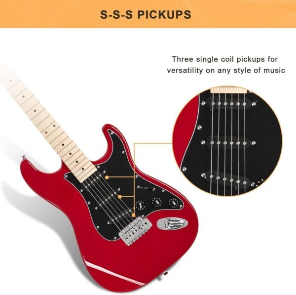 71hWqPCFhqL._AC_SL1500_ GLARRY 39 Inch Electric Guitar Review for Beginners with Amp and Accessories