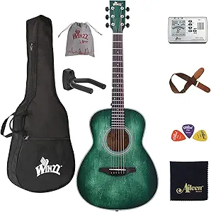 71jfnnfVm2L.__AC_SX300_SY300_QL70_FMwebp_ Review of WINZZ Hand Rubbed 3/4 Acoustic Guitar Bundle for Beginners